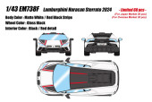 ͽ�� EM738F �ᥤ�����å�/�����ɥ��� 1/43 ���ܥ륮���� ���饫�� Lamborghini Huracan Sterrato 2024 �ޥåȥۥ磻�� / ��åɥ֥�å����ȥ饤��