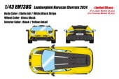 ͽ�� EM738G �ᥤ�����å�/�����ɥ��� 1/43 ���ܥ륮���� ���饫�� Lamborghini Huracan Sterrato 2024 �����å�����ƥ� / �ۥ磻�ȥ֥�å����ȥ饤��