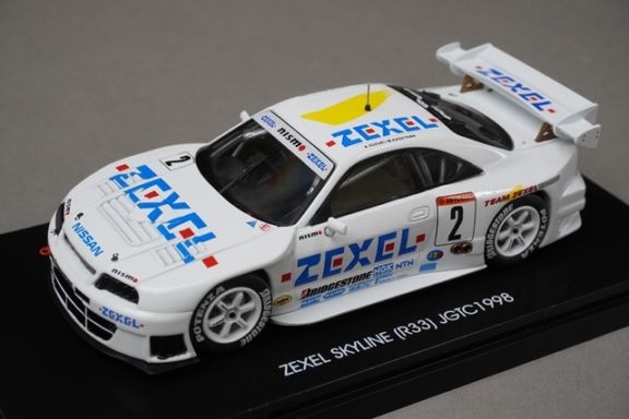 1/43 エブロ 44193 日産 ZEXEL スカイライン (R33) JGTC 1998 #2