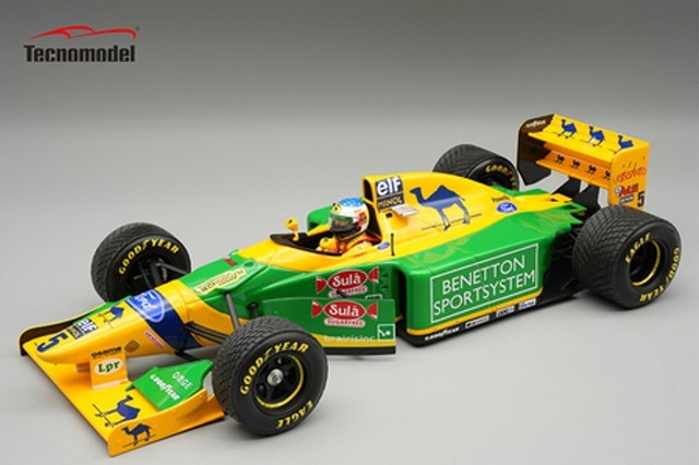 ミニチャンプス 1/43 箱に難あり　ベネトン　フォード　Ｂ１９３Ｂ　シューマッハ　＃５　ノードライバー 510430011 テスト F1 B193B フォード ベネトン ミニカー