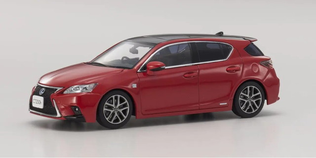 新品 KS03656R2 京商 1/43 レクサス CT200h F SPORT ( マダーレッド