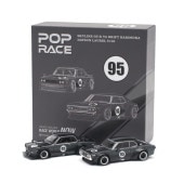  PR640351 PR640352 POP RACE 1/64  LAUREL  C130 SKYLINE 饤 GT-R V8 ɥե ϥ DRIFT HAKOSUKA TCS2025 2楻å 