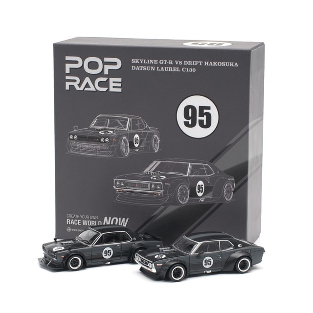 予約 PR640351 PR640352 POP RACE 1/64 日産 LAUREL ローレル