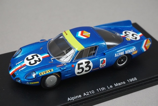 1/43 スパーク S4374 アルピーヌ A210 ルマン 11th 1968 #53, Boost