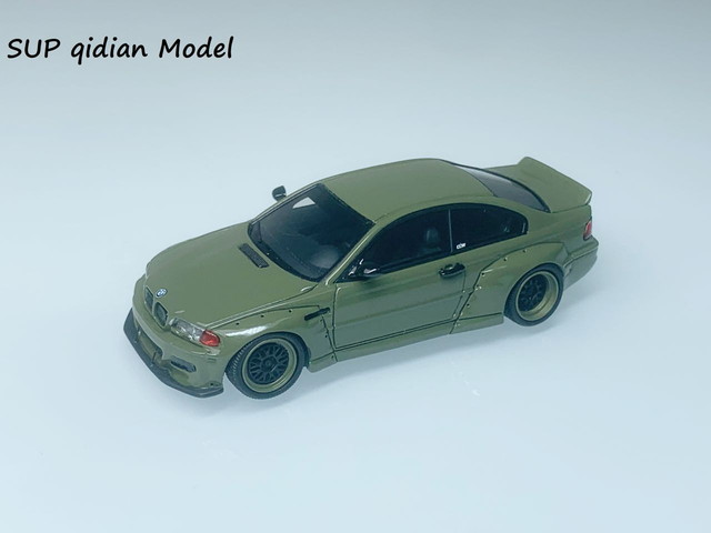 予約 SUP qidian Model 1/64 BMW E46 M3 CSL 3 シリーズ Coupe 改造