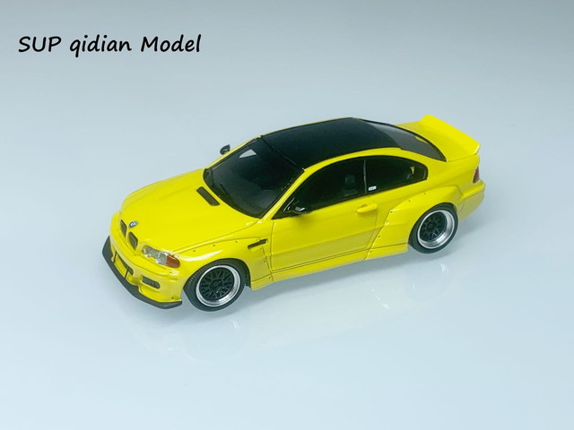 予約 SUP qidian Model 1/64 BMW E46 M3 CSL 3 シリーズ Coupe 改造