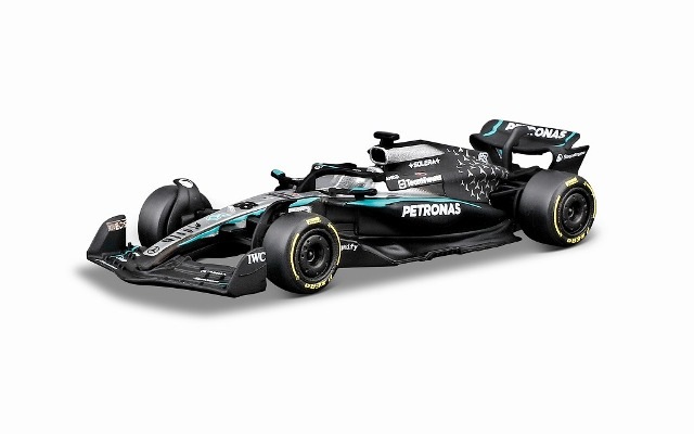 新品 BUR58002R ブラーゴ 1/64 メルセデス AMG ペトロナス F1チーム
