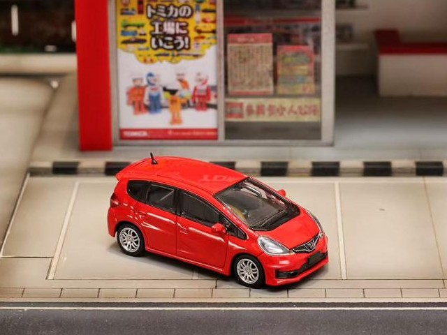 予約 SW Street Weapon 1/64 ホンダ フィット Honda JAZZ GE8 RS Red