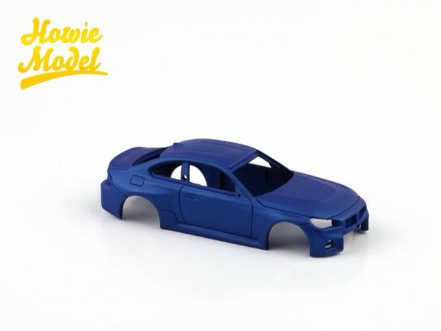 新品 Howie Model 1/64 BMW M2 G87 Matte Portimao Blue,All Silver
