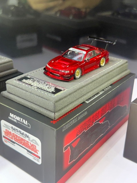 MORTAL 1/64 日産 シルビア S14 GT-SPEC V2 赤 UPCOMING RELEASE