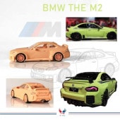ͽ��  Fei xiang FX 1/64 BMW M2 ��¤ �ޥ��ͥå�æ��ܥ�ͥå� Saint Paul Yellow