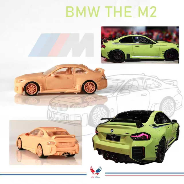 新品 Fei xiang FX 1/64 BMW M2 改造 マグネット脱着ボンネット Saint