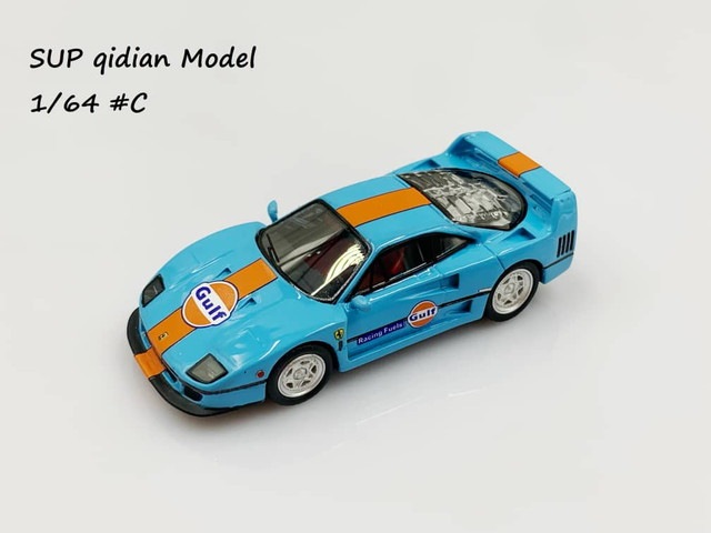 新品 Sup Qidian Model 1/64 F40 (F120) Gulf, Boost Gear ミニカー通販