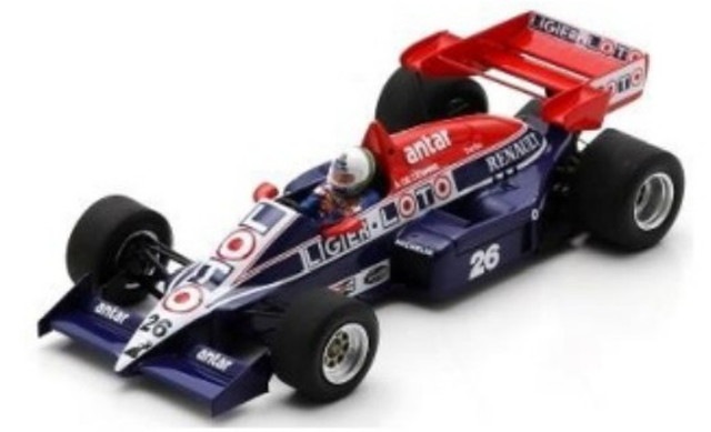 新品 S7419 スパーク 1/43 Ligier JS23 #26 F1 ドイツ German GP 1984