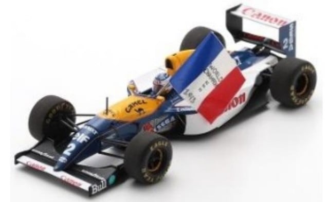 予約 S7477 スパーク 1/43 ウィリアムズ Williams FW15C #2 2nd F1