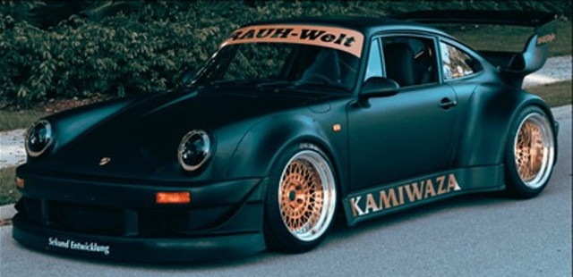 予約 S4318501 SOLIDO 1/43 RWB ボディキット KAMIWAZA 2023 (ブラック