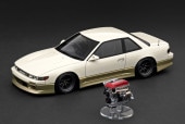 ͽ�� IG3589 �����˥å�����ǥ� 1/18 ���� VERTEX S13 Silvia ����ӥ� White/Gold With Engine ��WEB����
