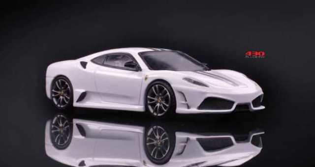 新品 Little Hunter 1/64 フェラーリ F430 クーペ Coupe White, Boost