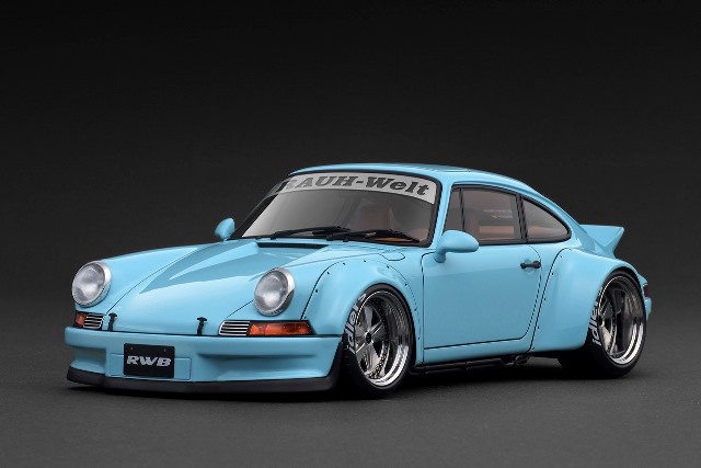 予約 IG3878 イグニッションモデル 1/18 RWB Backdate Light Blue