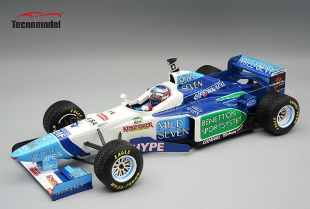 予約 TMD18-423B テクノモデル 1/18 ベネトン B196 スペインGP 1996 #4