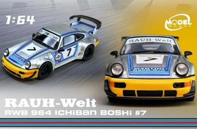 新品 ModelModel 1/64 RWB 964 Ichiban Boshi #7 ※ブリスター仕様