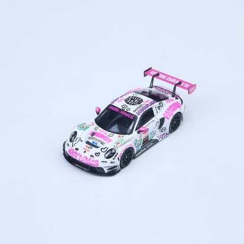 新品 SR STAR RACE 1/64 ポルシェ Porsche 911 GT3 R Racing Car White