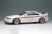 ͽ�� EML179B �ᥤ�����å�/�����ɥ��� 1/18 ���� Mine's Skyline �������饤�� GT-R(BCNR33) �ۥ磻�� (����120��)