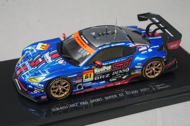 1/43 エブロ 45803 スバル BRZ R&D スポーツ スーパーGT300 2021 #61