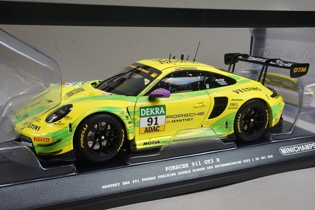 1/18 ミニチャンプス MG-M-911-DTM-#91-23-1801 ポルシェ 911 GT3R