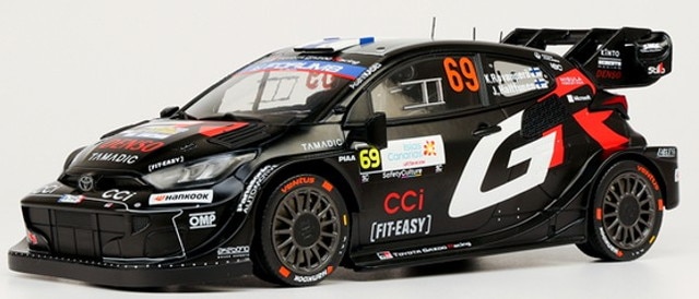 予約 18RMC249A イクソ 1/18 トヨタ GR ヤリス ラリー1 2025年 ラリー