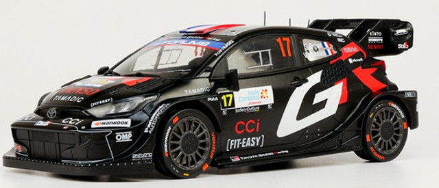 予約 18RMC249B イクソ 1/18 トヨタ GR ヤリス ラリー1 2025年 ラリー