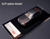 ͽ  SUP Qidian Model 1/64 饤 Skyline GT-R R32 Gunmetal Gray Carbon Cover Version
