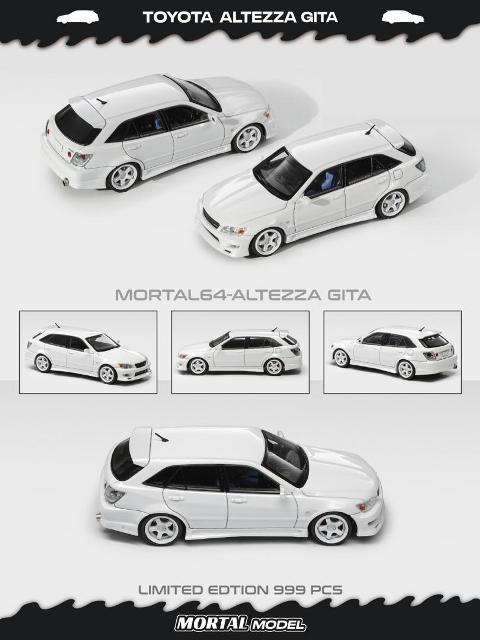 新品 MORTAL 1/64 トヨタ アルテッツァ ジータ TOYOTA ALTEZZA GITA