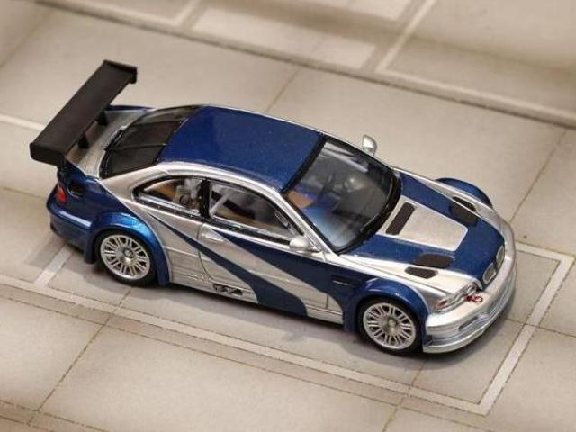 新品 Ghost Player 1/64 BMW E46 M3 GTR Silver Blue, Boost Gear