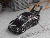 ͽ  Star Model 1/64  Rauh-Welt Wide-Body ¤ RWB993 High Wing Black Daikoku