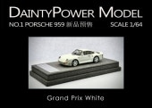 ͽ  DaintyPower Model 1/64 ݥ륷 Porsche 959 Grand Prix White