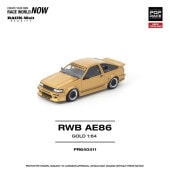 ͽ PR640411 POP RACE 1/64 RWB AE86 GOLD 