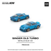ͽ PR640449 POP RACE 1/64 󥬡 SINGER DLS TURBO METALLIC BLUE 