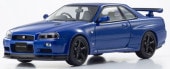 ͽ KS03936BL  1/43  饤 R34 GT-R VڥåII (٥ɥ֥롼) 