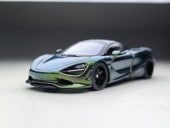 ͽ��  FG 1/64  McLaren 750S Silver Green Without Tail Wing