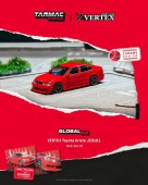 ͽ�� T64G-081-RE Tarmac Works 1/64  VERTEX Toyota Aristo JZS161 Red 