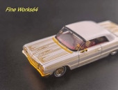 ͽ��  Fine Works64 1/64 ���ܥ졼 ����ѥ� Impala West Coast Bouncing Cars Metallic Platinum