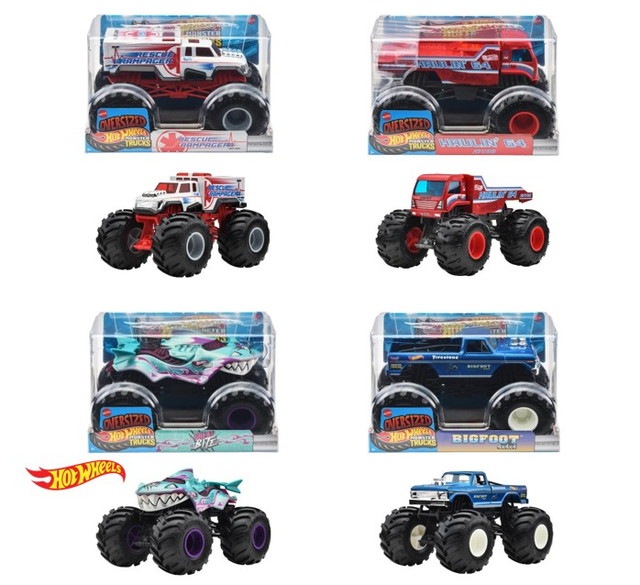 予約 FYJ83-989B ホットウィール モンスタートラック ビッグサイズ