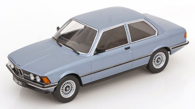 予約 KKDC180656 KK scale 1/18 BMW 323i E21 1978 ライトブルー