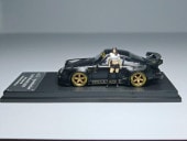 ͽ�� MC640003D MC Model Collect ��ǥ륳�쥯�� 1/64  RWB930 3.8 Type High Wing Matte Black Gold Wheel �ե����奢�դ�