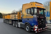 ͽ�� 01-5252 WSI 1/50   Ainscough Crane Hire SCANIA S HIGHLINE CS20H 6X4 BALLAST TRAILER - 6 AXLE �����˥� S �ϥ��饤�� CS20H 6��4 �Х饹�ȥȥ졼�顼��6���������
