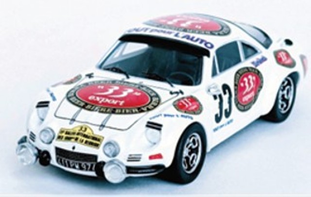 予約 RRfr102 トロフュー 1/43 アルピーヌ ルノー A110 1981年