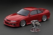 ���� IG3083 �����˥å�����ǥ� 1/18  VERTEX S14 Silvia Red With Engine 