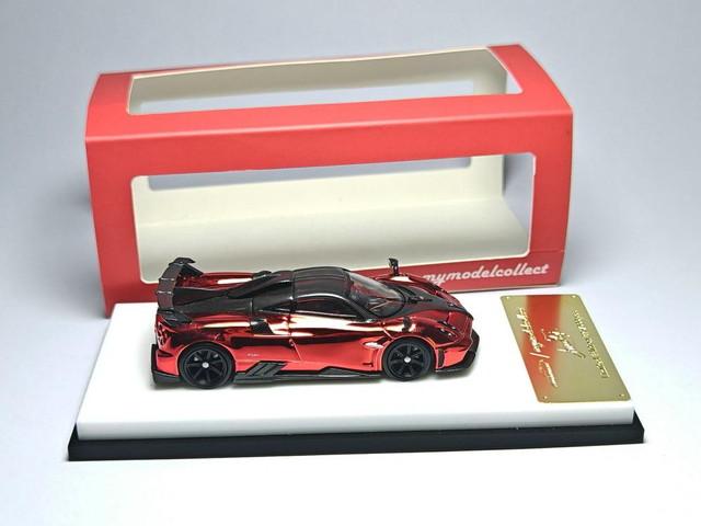 ͽ�� MC640015B MC Model Collect ��ǥ륳�쥯�� 1/64 �ѥ����� �������� ����� Pagani Huayra Imola Chrome Red