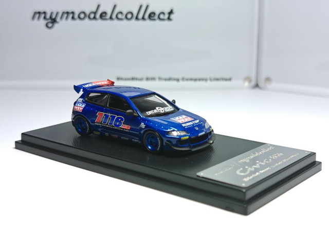 ͽ�� MC640013I MC Model Collect ��ǥ륳�쥯�� 1/64 �ۥ�� ���ӥå� CIVIC EG6 1116 blue Thailand Special Custom